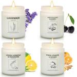 Scented Soy Candle Set - 4 Pack
