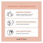 5-Drawer Chocolate Dresser with Matte Nickel Handles