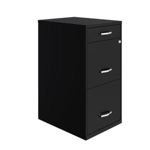 Hirsh Industries Black 3-Drawer File Cabinet