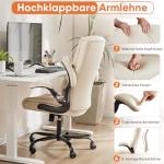 Cream Ergonomic High Back Gaming Office Chair