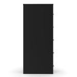 5-Drawer Vertical File Cabinet in Black