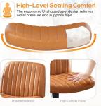 DUMOS Comfy Armless Adjustable Desk Chair