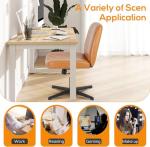 DUMOS Comfy Armless Adjustable Desk Chair