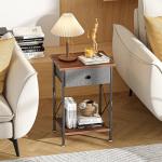 VECELO Modern X-Design Nightstand Set of 2