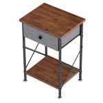 VECELO Modern X-Design Nightstand Set of 2