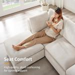 VANOMi 121" Convertible Modular Sectional Sofa