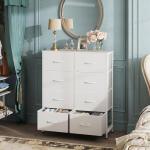 Stylish 8-Drawer Fabric Dresser for Bedroom