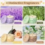 Cozy 4-Pack Scented Candles Gift Set