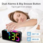 Topski Digital Alarm Clock with Night Light
