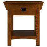 Mission Style End Table with Hidden Compartment