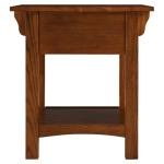 Mission Style End Table with Hidden Compartment