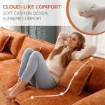 Modern 112" Oversized L-Shaped Sectional Sofa