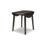 Ashley Hammis Dark Brown Round Drop Leaf Table