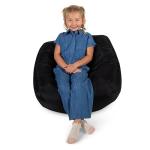 Big Joe Classic Black Bean Bag Chair, 2ft