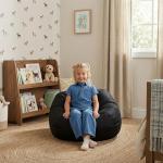 Big Joe Classic Black Bean Bag Chair, 2ft