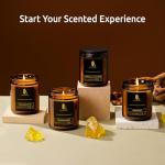 Scented Candle Set for Men - 4 Pack