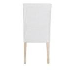 Cream Textured Upholstered Dining Chair Set of 2