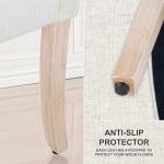 Cream Textured Upholstered Dining Chair Set of 2