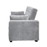 Ainsley Full Size Convertible Loveseat - Light Grey