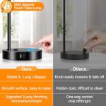 Industrial Touch Control Table Lamp Set with USB Ports