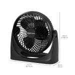 Compact 11-Inch Desk Fan with Adjustable Tilt