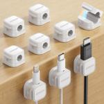 6 Pack Adjustable Magnetic Cable Clips Organizer