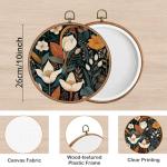 Boho Floral Wall Art - Mid Century Modern Decor