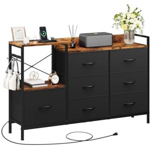 Versatile Dresser TV Stand with Power Outlet
