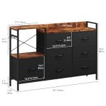 Versatile Dresser TV Stand with Power Outlet