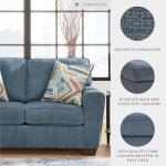 Ashley Cashton Blue Casual Loveseat for Living Room