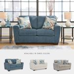 Ashley Cashton Blue Casual Loveseat for Living Room