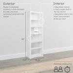 Sonoma Tall 6-Tier Bookcase with Adjustable Shelves