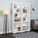 Sonoma Tall 6-Tier Bookcase with Adjustable Shelves