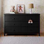 Storkcraft Alpine 6 Drawer Dresser - Black