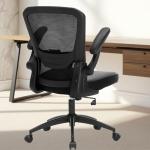Ergonomic PU Leather Office Chair with Lumbar Support