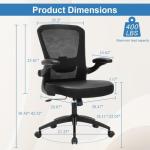 Ergonomic PU Leather Office Chair with Lumbar Support