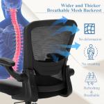 Ergonomic PU Leather Office Chair with Lumbar Support