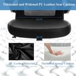 Ergonomic PU Leather Office Chair with Lumbar Support