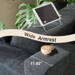 Dark Grey 103" Cloud Sectional Sofa with Chaise