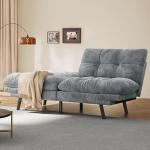 YITAHOME 70" Convertible Futon Sofa Bed - Dark Grey