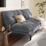 YITAHOME 70" Convertible Futon Sofa Bed - Dark Grey