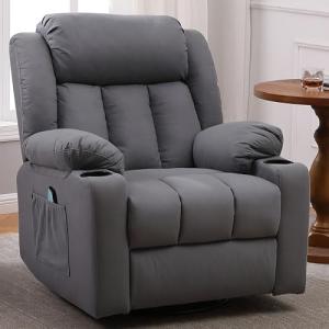 Oversized Rocker Recliner with Massage and Heat