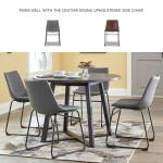 Mid Century Round Dining Table with Metal Legs