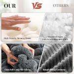 53-Inch Grey Upholstered Chaise Lounge Chair