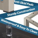 Espresso 55-Inch Home Office Computer Desk