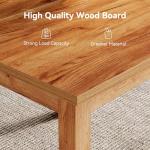 39" Square Dining Table for 4 - Brown Wood
