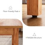 39" Square Dining Table for 4 - Brown Wood