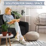 Modern Loveseat Sofa for Small Spaces – Black