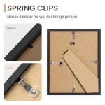 10-Pack Black Picture Frames for Wall & Table Display