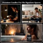 4 Pack Men's Scented Candles Gift Set